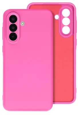 Zdjęcie produktu dla Avizar, etui Soft-Touch z antypoślizgowego silikonu do telefonu Samsung Galaxy A37, kolor fuksja