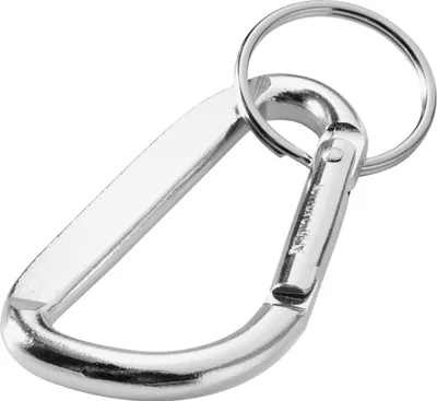 Image de Bullet Porte-clés mousqueton Timor PF1094 (3,4 x 0,6 x 6,2 cm) (argent)
