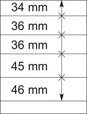 Produktbild von Lindner 802508P T-Blanko-Blätter - 10er-Packung