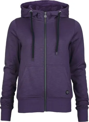 Produktbild von RED by EMP Damen lilane Kapuzenjacke mit Rippbündchen L