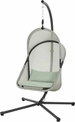 Produktbild von Siena Garden YOBAYA Závesné kreslo svetlozelené z ocele a polyesteru