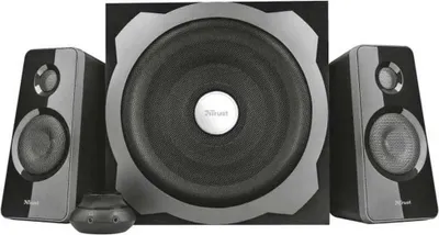 Obrázok produktu pre Trust Tytan, 2.1 kanály/kanálov, 60 W, Univerzálne, Čierna, IR, Otočné