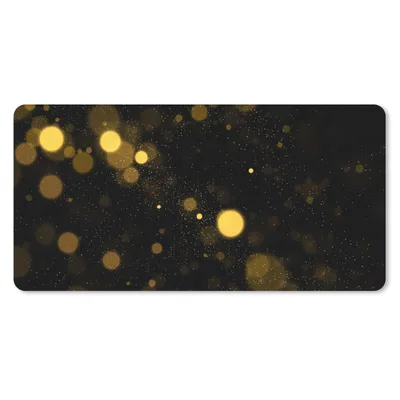 Produktbild von MuchoWow® Schreibtischunterlage Gold - Abstrakt - Luxus - Schwarz 80x40 cm - XXL Mauspad - Gaming Mauspad