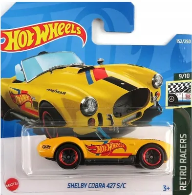 Produktbild von Hot Wheels Shelby Cobra 427 S/C gelbes Modellauto