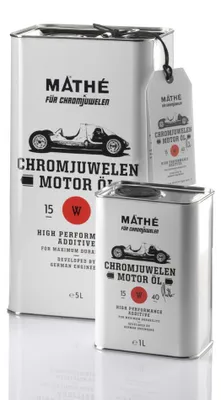 Produktbild von MATHÉ Chromjuwelen Motor Öl 15W-40 5,0 l + 1,0 l