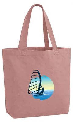 Produktbild von Einkaufstasche Windsurfer Surfen Canvas-Shopper 30 Liter