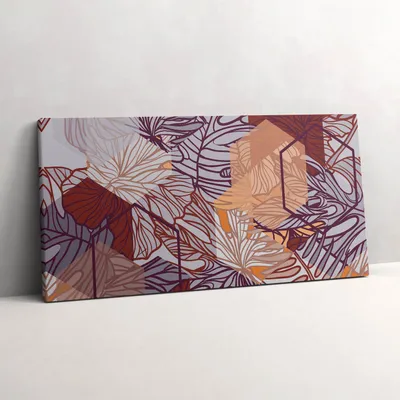 Produktbild von Geometrische Abstraktion – Leinwandbild Wandbild – 120x60 cm – Leinwandbilder – Wandbilder – Schlafzimmer – Flur