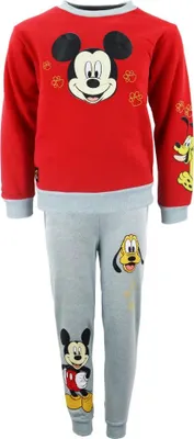 Produktbild von Disney Mickey Maus Sportanzug Jogginganzug Hose Pullover – Rot / 110