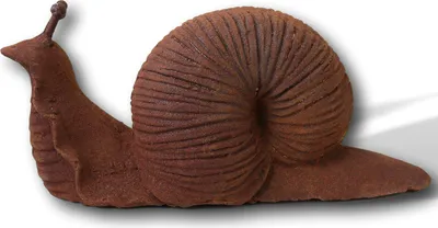Produktbild von Gartenskulptur Schnecke Figur Eisen Garten Rost Eisenfigur Skulptur Gartenfigur