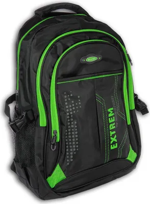 Image de Bag Street Femme Homme Sac à dos Sac de sport synthétique noir vert OTJ605G