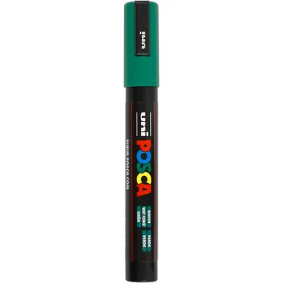 Produktbild von Uni-Ball PC-5M, Grün, Mehrfarbig, 1 Farben, Rundspitze, Rund, 1,8 mm
