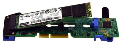 Produktbild von Lenovo 7Y37A01093, M.2, M.2, Schwarz, Blau, Grün, 0, 1, JBOD, 18 g