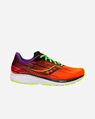Image de Chaussure de running Saucony Guide 14, couleur jaune vif, taille 41