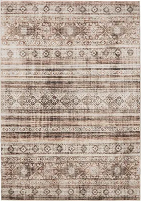 Zdjęcie produktu dla benuta prany vintage dywan George Brązowy 200x300 cm dywan do salonu sypialni miękki orientalny prostokątny