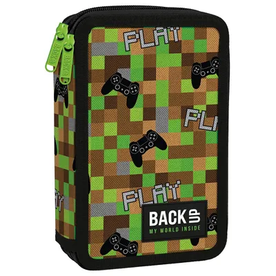 Produktbild von Pixel Games Play 2 - Fach Federtasche gefüllt Federmäppchen Federmappe