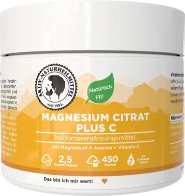 Produktbild von Aktiv Naturheilmittel Magnesium Citrat Plus C