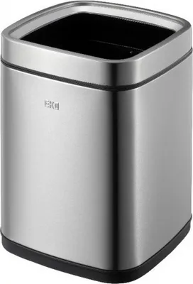 Image de EKO - Laguna Poubelle Open Top 9 litres - Stainless steel Plastic - Matt Inox