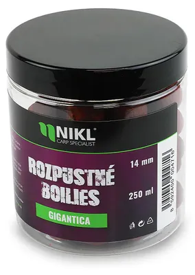 Zdjęcie produktu dla Nikl Rozpuszczalne kulki Gigantica 250 ml 24 mm, opakowanie 250 ml