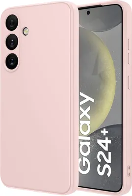 Immagine prodotto di Custodia per Samsung Galaxy S24+ Morbido silicone liquido, custodia in gomma antiurto Rosa