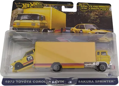 Zdjęcie produktu dla Hot Wheels Car Culture: Team Transport JBM34, Zestaw pojazdów, 3 lat(a), Metal, Żółty