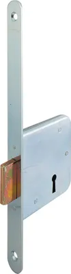 Produktbild von Einstemm-Riegelschloss 61005 tosisch, links, DM 50, Langstulp, Stahl verzinkt