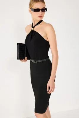 Produktbild von schulterfreie Bluse, Black, XS
