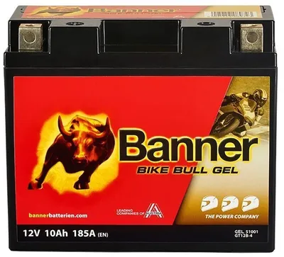 Produktbild von BANNER Starterbatterie 12V 10Ah 190A/EN B00 Motorrad Batterie