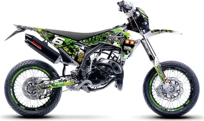 Zdjęcie produktu dla Zestaw graficzny STAGE6 zielony/czarny do Fantic XM 50 2017-2022 zielony/czarny