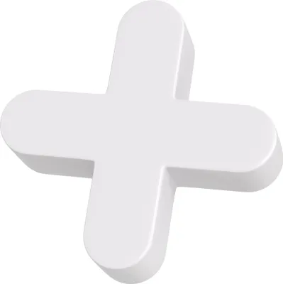 Produktbild von Meister Fliesenkreuze 4,0 mm - Praktisches Set mit 700 Stück - Aus robustem Polypropylen - weiß / Fliesenzubehör / Fliesenverlegehilfe / Fugenkreuze /