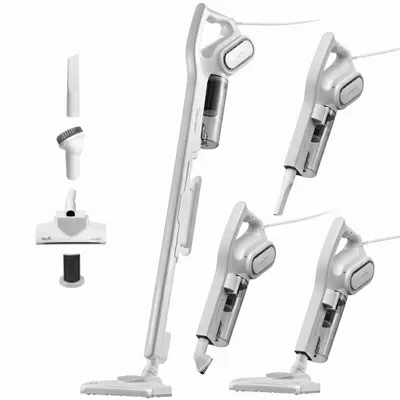 Produktbild von Handstaubsauger DX700 kabelgebundener Staubsauger 2-in-1 Staubsauger Handstaubsauger beutellos Tierhaarstaubsauger 3 Bürstenköpfen dreifachem Filtersy