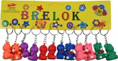 Produktbild von Schlüsselanhänger Bärchen Anhänger Für Rucksack Oder Handtasche 12Er-Set