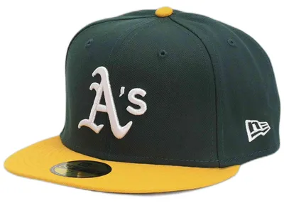 Zdjęcie produktu dla Czapka MLB Oakland Athletics New Era, model 59fifty, autentyczna, sportowa, zielona