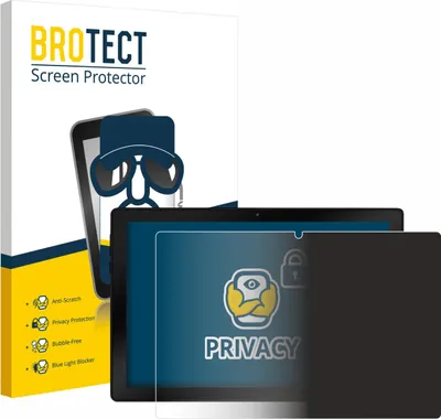 Produktbild von BROTECT Sichtschutzfolie für Wqplo WPLA10 Anti-Spy Privacy Sichtschutz Blickschutz Folie Blaulicht-Schutz