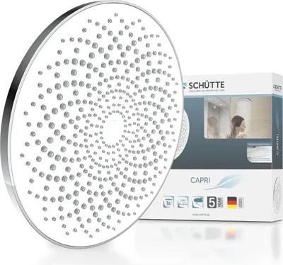 Produktbild von SCHÜTTE CAPRI Kopfbrause, Chrom/Weiß