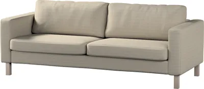 Produktbild von Dekoria Bezug für Karlstad 3-Sitzer Sofa nicht ausklappbar, kurz, beige, Bezug für Karlstad