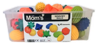 Produktbild von Mom's Care sensorisches Spielzeug Bälle Set - 45 Stück - Lernspielzeug