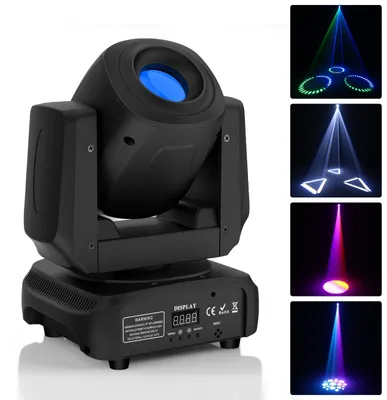 Obrázek produktu pro LED pohyblivá reflektor – světlo pro pódium – osvětlení pro DJ – 120W RGBW – rotace 540° a náklon 180° – ovládání zvukem
