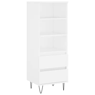 Produktbild von Highboard Weiß 40x36x110 cm Holzwerkstoff