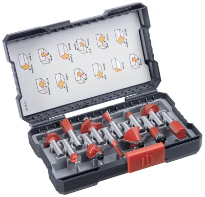Produktbild von kwb 757295 Oberfräsersatz 12teilig (757295)