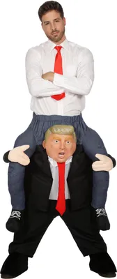 Produktbild von Huckepack Kostüm - Mann auf Trump - Wilbers Gr. M/L - Hucke Pack  Präsident