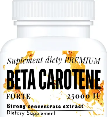Immagine prodotto di 25000 UI Beta-carotene Forte Abbronzatura rapida intensiva Protezione UV Incarnato sano Pelle bella Provitamina A+E+C 60 capsule