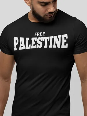 Produktbild von Palestine Shirt Schwarz/Weiß S