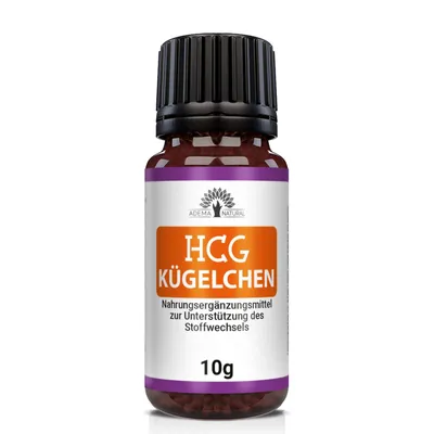 Produktbild von Adema Natural® HCG Kügelchen – Unterstützung des Fеttstoffwechsels – hcg – Stoffwеchsel – HCG Dіät – gesund - nachhaltіge Gewichtsrеduktion