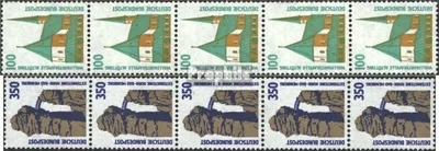 Produktbild von Briefmarken BRD (BR.Deutschland) 1989 Mi 1406A R I-1407A R I Fünferstreifen (kompl.Ausg.) postfrisch Sehenswürdigkeiten