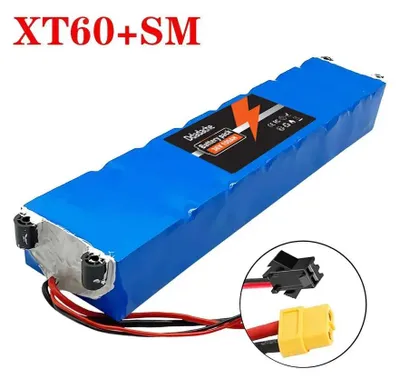 Image de Batterie pour trottinette électrique - 36 V, 30 Ah, Li-ion - 30 000 mAh - Avec BMS - Connecteur XT60-SM