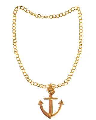 Immagine prodotto di Collana da marinaio con ancora | Oro