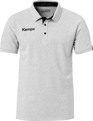 Image de Kempa Prime Poloshirt grau/schwarz M