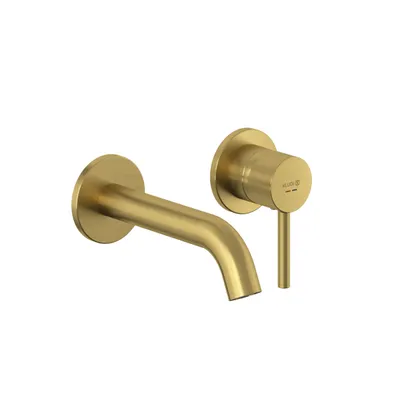 Produktbild von KLUDI BOZZ Unterputz-Waschtisch-Zweiloch-Wand-Einhandmischer, Ausladung 180mm, 38244N076