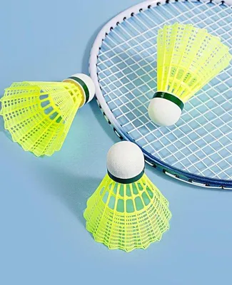 Obrázek produktu pro Nylonové badmintonové míčky, vysokorychlostní, odolné, balení po 24 kusech, pro trénink mládeže