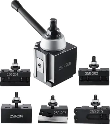 Produktbild von Schnellwechsel Werkzeughalter 6-teilig - Stahlhalter 254-381mm für Drehbank -  Marktprodukt